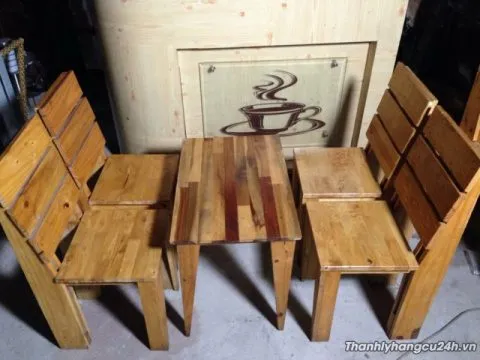 bàn ghế cafe cũ