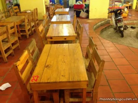 Bàn ghế quán nhậu thanh lý tại TPHCM