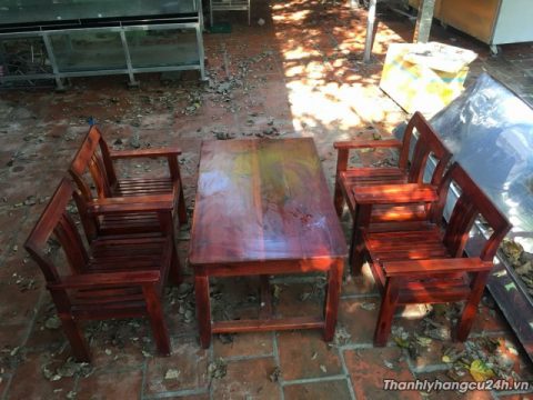 Bàn ghế gỗ nhà hàng thanh lý - Bàn ghế gỗ nhà hàng thanh lý