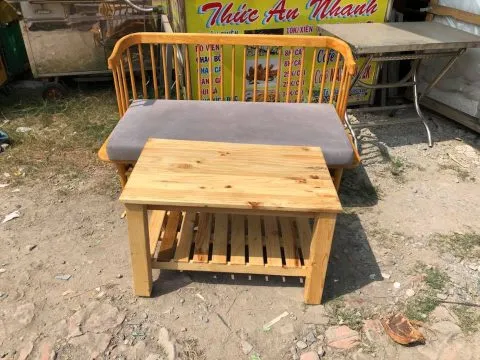 Bàn ghế cafe thanh lý mới 95%