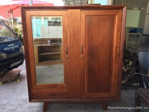tủ quần áo gỗ gõ đỏ