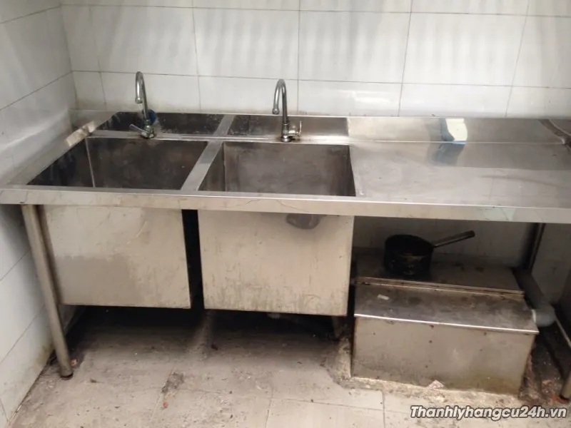 chậu rửa bát hai hộc