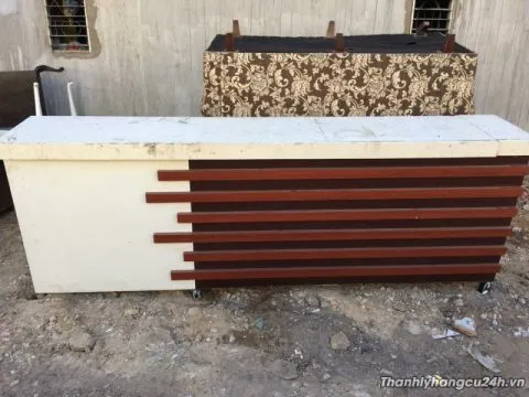 quầy lễ tân mặt đá