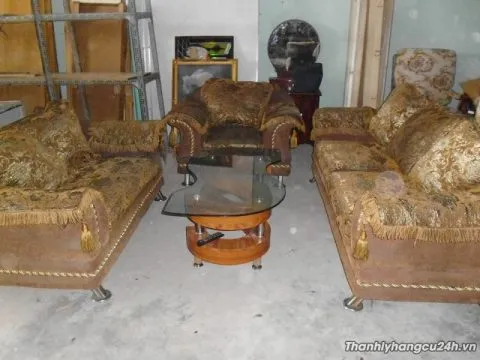 Thanh lý bàn ghế salon nệm VIP