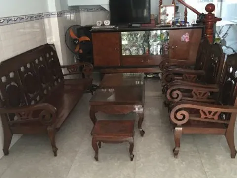 Thanh lý bộ sa lon gỗ