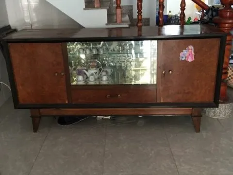 Tủ chè gỗ nu hương