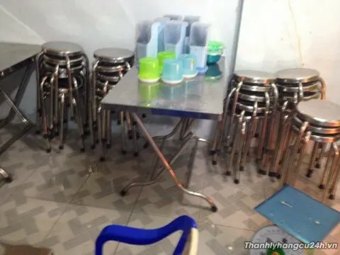 Thanh lý bàn ghế inox tại TPHCM