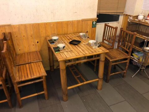 bàn ghế tre nhà hàng thanh lý