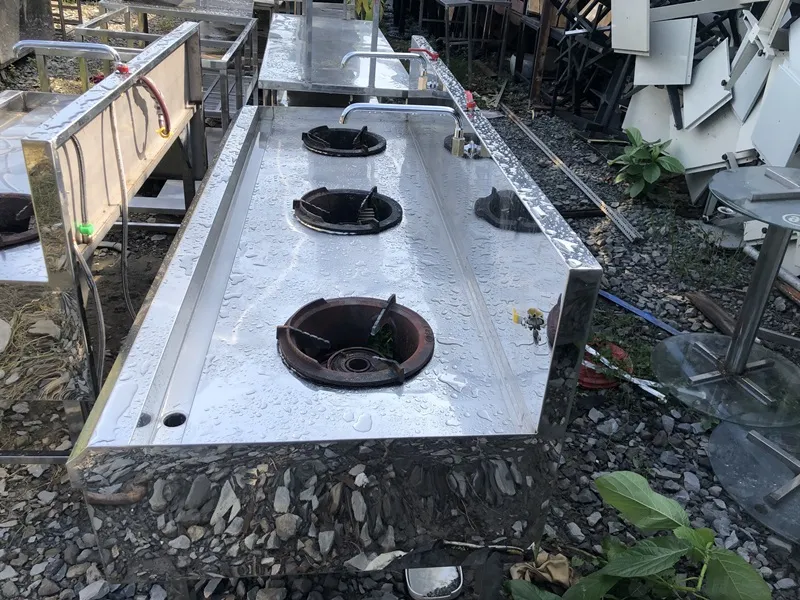 Bếp inox nhà hàng