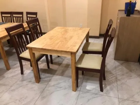 thanh lý bàn ăn nhà hàng 4 ghế