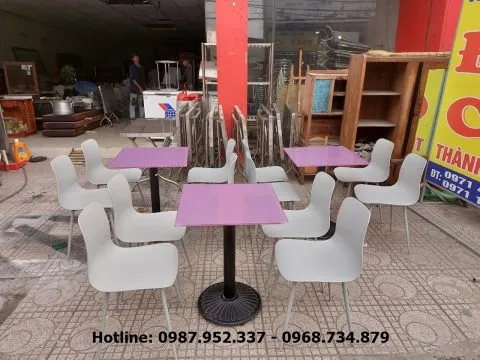 Thanh lý bàn ghế quán trà sữa