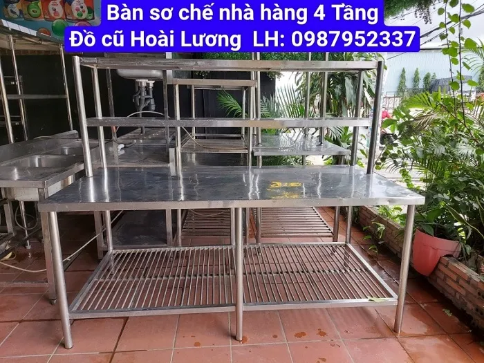 Sản phẩm bàn sơ chế nhà hàng tiện lợi Sản phẩm bàn sơ chế nhà hàng tiện lợi