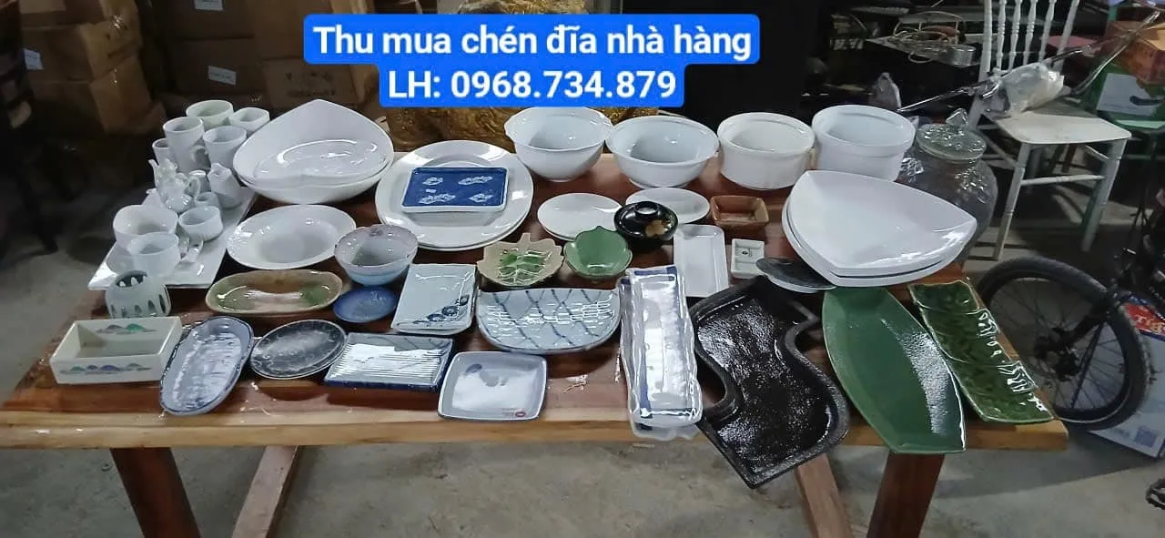 Thu mua chén đĩa