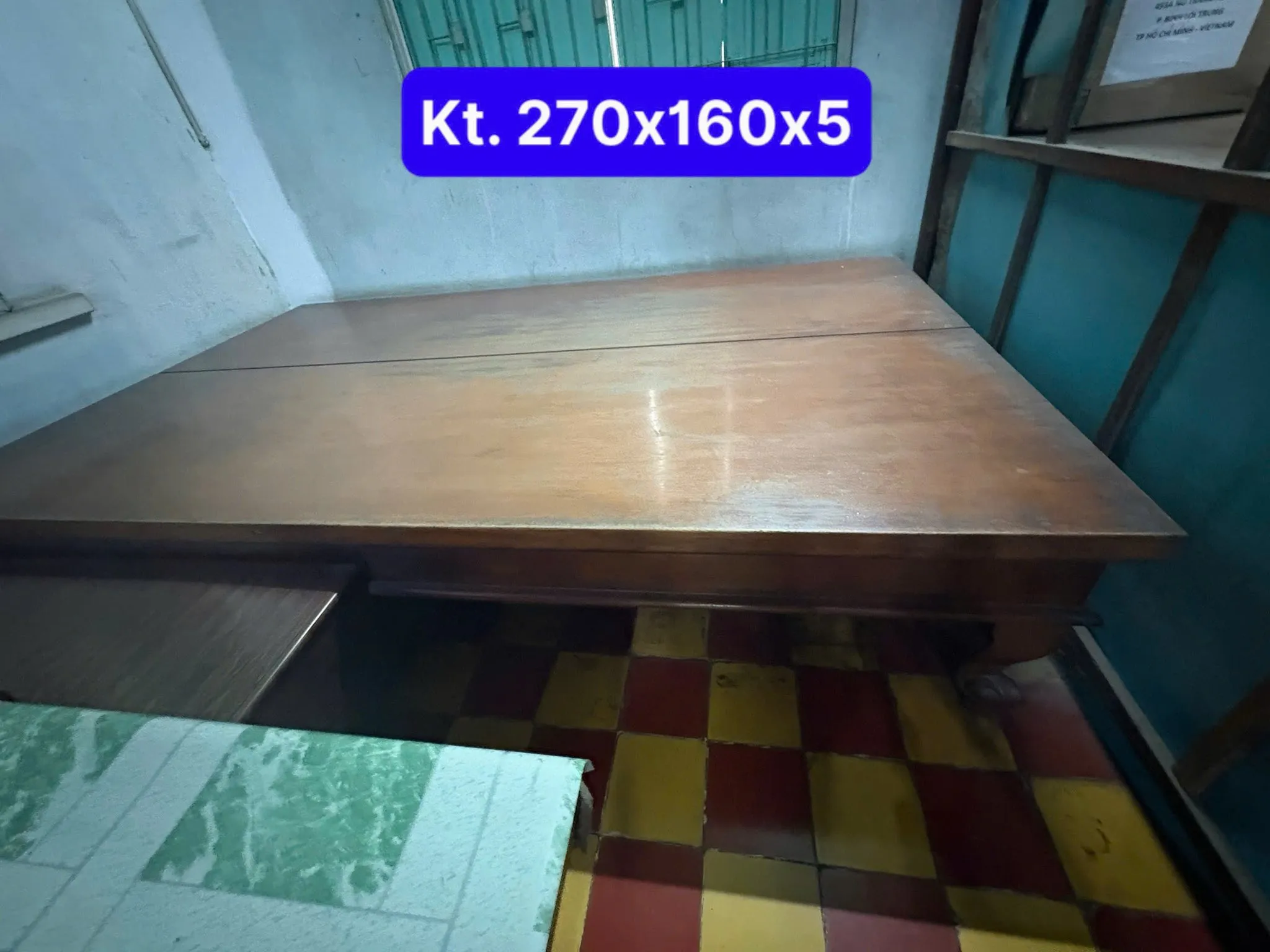 Sập gỗ cũ - Ảnh 4