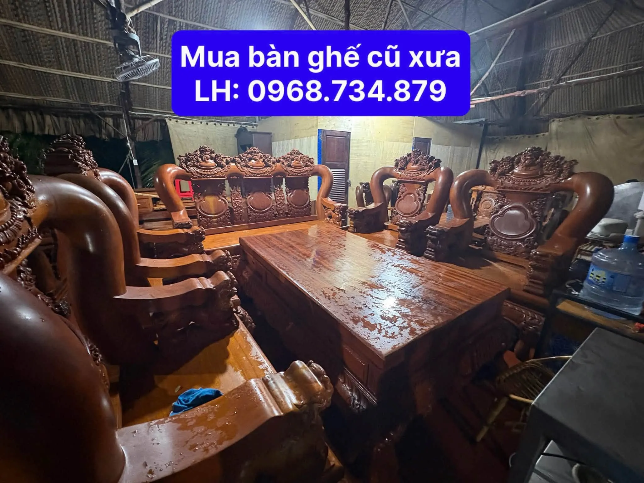 Bàn ghế phòng khách thanh lý